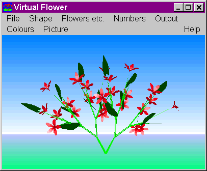 Virtual Flower Screenshot